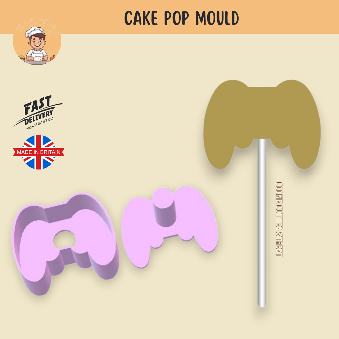 Game Controller Cake Pop Mould with Plunger Tool – Perfect for Gamers’ Celebrations