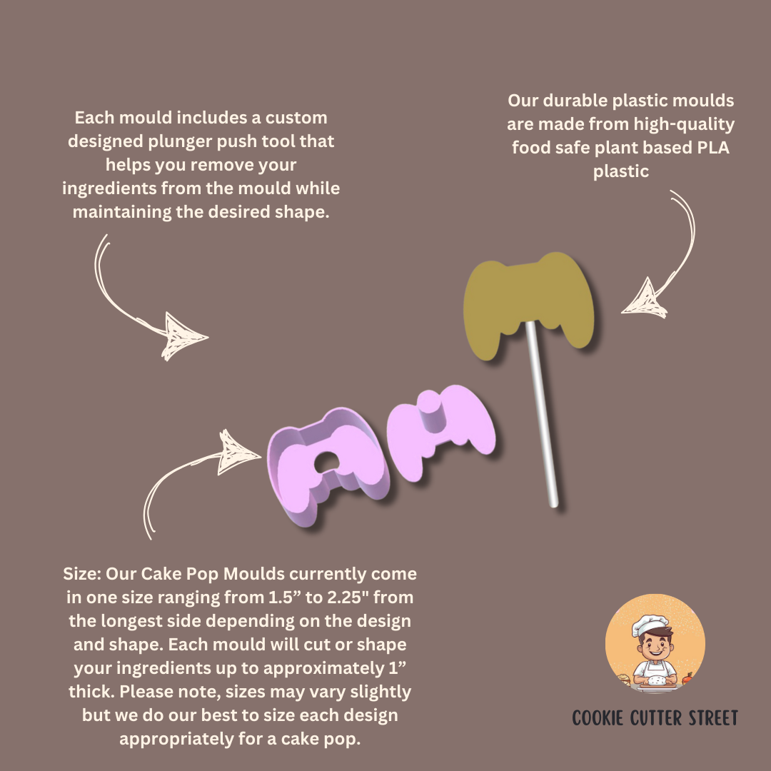 Game Controller Cake Pop Mould with Plunger Tool – Perfect for Gamers’ Celebrations