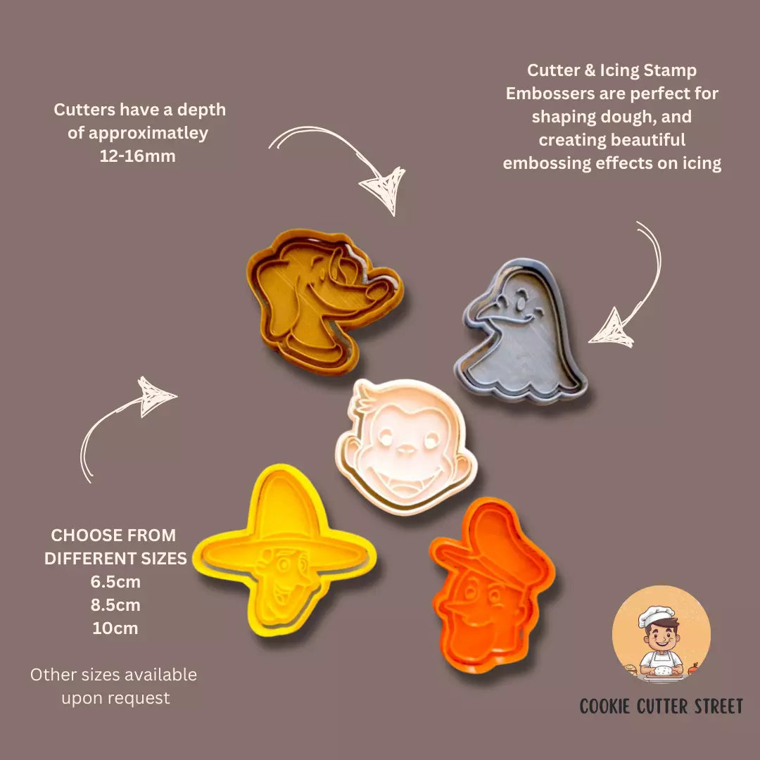 Kuromi Themed Cutters & Icing Embossers For Cookies & Cupcake Toppers