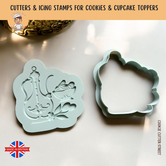 Arabian Lamp cookie cutters with decorative designs on a light background, featuring the 'Cookie Cutter Street' brand.