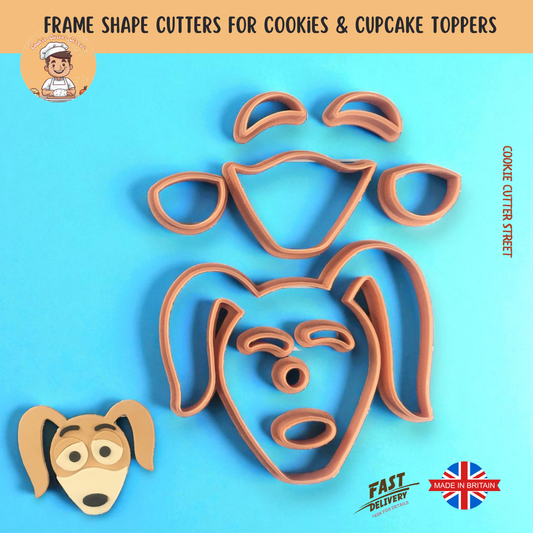 Toy Story Slinky Inspired Multi-Piece Cutter & Icing Embosser For Cookies & Cupcake Toppers