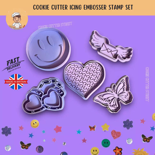 Olivia Rodrigo Themed Cutters & Icing Embossers For Cookies & Cupcake Toppers